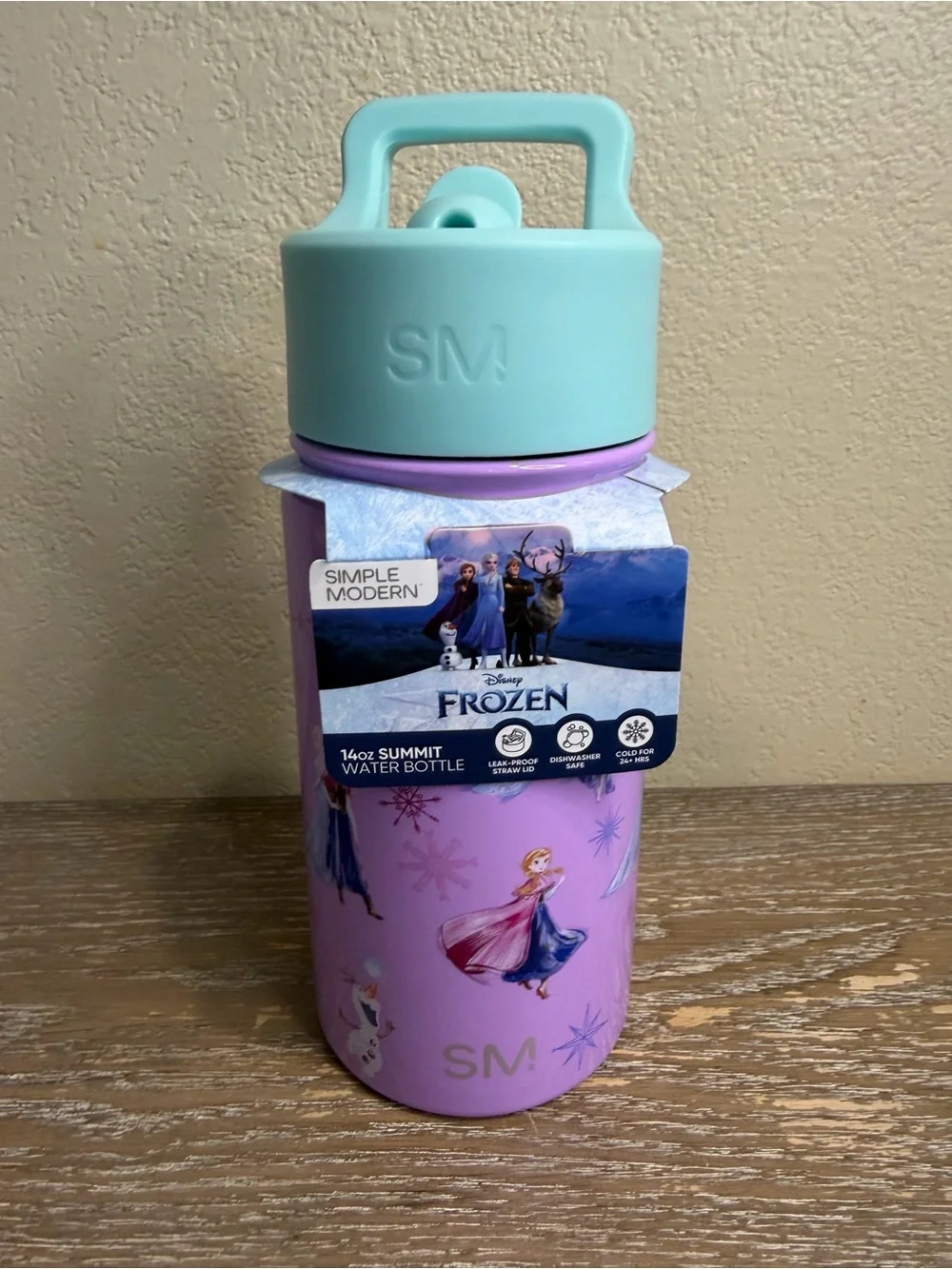 Simple Modern 14oz Frozen Water Bottle Light Purple New